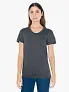  WOMEN'S POLY-COTTON SHORT SLEEVE T-SHIRT - American Apparel