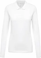 Ženska polo pique majica dugih rukava, 180 g/m2 - Kariban