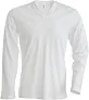  MEN'S LONG-SLEEVED V-NECK T-SHIRT - Kariban