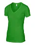  WOMEN'S LIGHTWEIGHT V-NECK TEE - Anvil