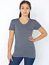  WOMEN'S POLY-COTTON SHORT SLEEVE T-SHIRT - American Apparel