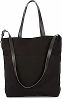Torba s kožnim ručkama - 310 g/m² - Kimood
