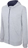 KIDS' FULL ZIP HOODED SWEATSHIRT - Kariban
