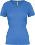  LADIES’ V-NECK SHORT SLEEVE SPORTS T-SHIRT - Proact