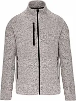 MEN'S FULL ZIP HEATHER JACKET - Kariban