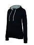  LADIES’ CONTRAST HOODED SWEATSHIRT - Kariban