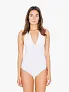  WOMEN'S COTTON SPANDEX HALTER BODYSUIT - American Apparel