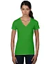  WOMEN'S LIGHTWEIGHT V-NECK TEE - Anvil