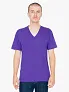  UNISEX FINE JERSEY V-NECK T-SHIRT - American Apparel