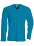  MEN'S LONG-SLEEVED V-NECK T-SHIRT - Kariban