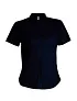  LADIES' SHORT-SLEEVED COTTON POPLIN SHIRT - Kariban