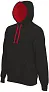  MEN'S CONTRAST HOODED SWEATSHIRT - Kariban
