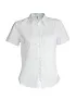  LADIES' SHORT-SLEEVED COTTON POPLIN SHIRT - Kariban