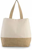 Platnena torba za kupovinu od pamuka i jute, 310 g/m2 - Kimood