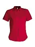  LADIES' SHORT-SLEEVED COTTON POPLIN SHIRT - Kariban