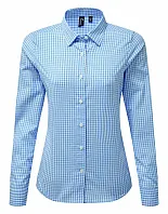 'MAXTON' CHECK WOMEN'S LONG SLEEVE SHIRT - Premier