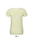  SOL'S MILES WOMEN - ROUND NECK STRIPED T-SHIRT - SOL'S
