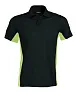FLAG SHORT-SLEEVED TWO-TONE POLO SHIRT - Kariban