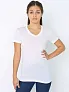  WOMEN'S POLY-COTTON SHORT SLEEVE T-SHIRT - American Apparel