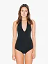 WOMEN'S COTTON SPANDEX HALTER BODYSUIT - American Apparel