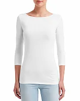WOMEN'S STRETCH 3/4 SLEEVE TEE - Anvil