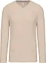  MEN'S LONG-SLEEVED V-NECK T-SHIRT - Kariban