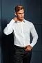  MEN'S STRETCH-FIT COTTON POPLIN LONG SLEEVE SHIRT - Premier