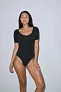  WOMEN'S COTTON SPANDEX DANCE BODYSUIT - American Apparel