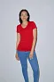  WOMEN'S POLY-COTTON SHORT SLEEVE T-SHIRT - American Apparel