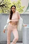  WOMEN'S TRI-BLEND CROPPED HOODIE - American Apparel