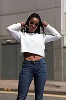 Ženski skraćeni džemper - Just Hoods