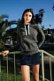  Ženska obojana hoodica - American Apparel