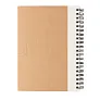  Kraft spiral notebook with pen - XD Collection