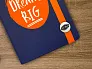 CLIP ROUND Metal badge for notebooks