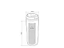 TRAVELINO plastic travel mug with removable paper inlay - CASTELLI