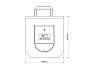 PACKETA non woven foldable shopping bag - BRUNO
