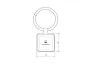 TABLET metal key holder