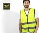 GLOW MESH fluorescent safety vest with reflective tapes - TEKTON PRO