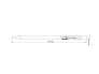 BLACKY HB wooden pencil
