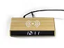 CORNER Digital desktop LCD clock with wireless charger - PIXO