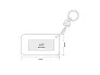 BOVA floating key holder made of EVA foam