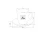 LUNGO porcelain cup and saucer for 'Cappuccino'