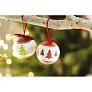 SNOWY Christmas bauble in gift box