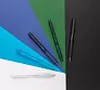  X9 frosted pen with silicon grip - XD Collection