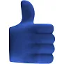 Thumbs-up stress reliever - Bullet