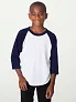  Raglan majica 3/4rukava za mlade - American Apparel