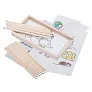 SLIDE ON a set of crayons and paint pictures in a box