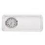 CRISTALINO CLOCK paperweight with table clock