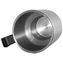AUTO STEEL MUG Termo šalica s auto kabelom za punjenje