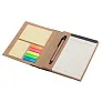 ECO NOTE notebook with paper notes